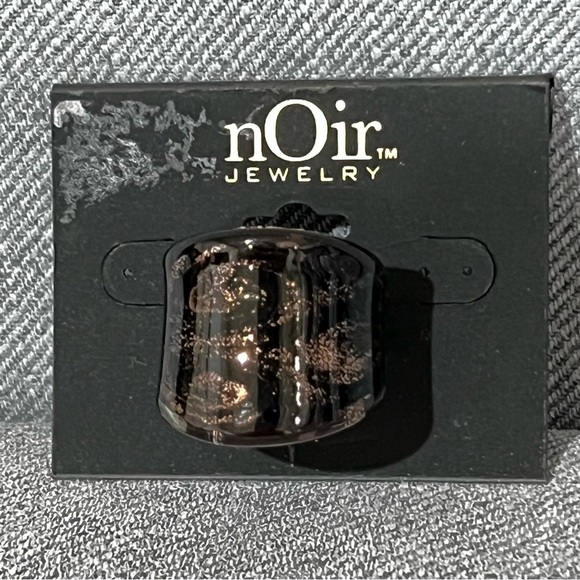 Noir Black Statement Ring - Picture 2 of 4